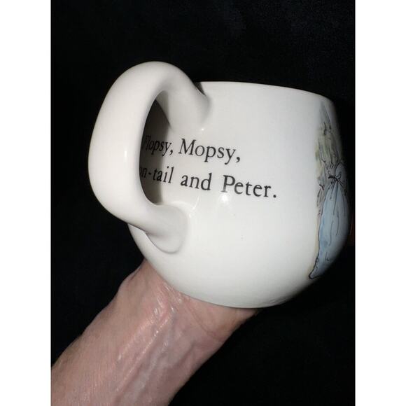 Wedgwood England Beatrix Potter Peter Rabbit Plates Cups Set Lot of 5 Easter - Picture 15 of 16